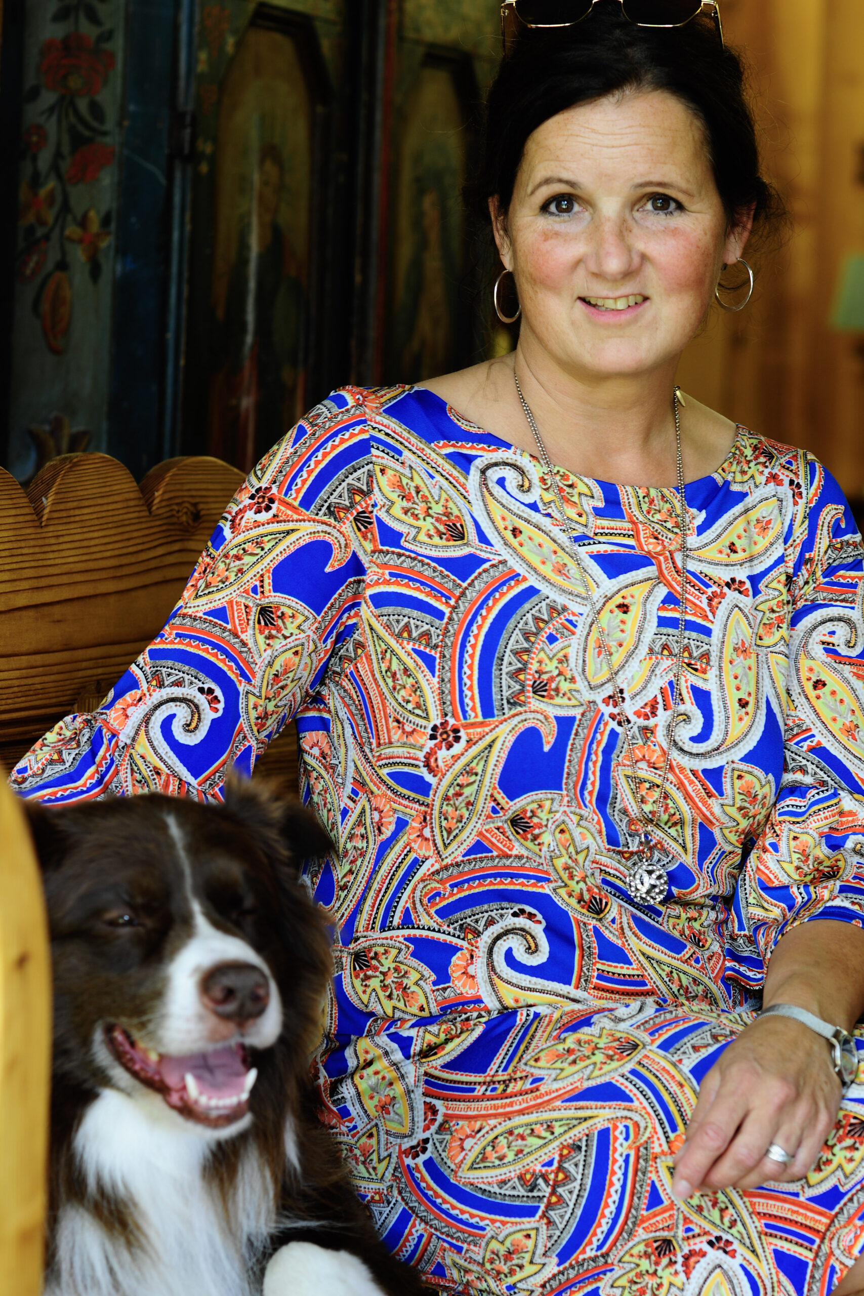 susanne zahn mit ihrem hund